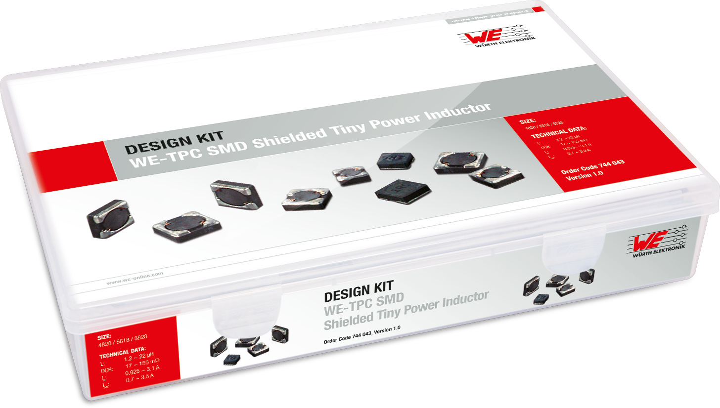 Design Kit WE-TPC SMT-Tiny Power Inductors 4828/5818/5828 | Passive ...